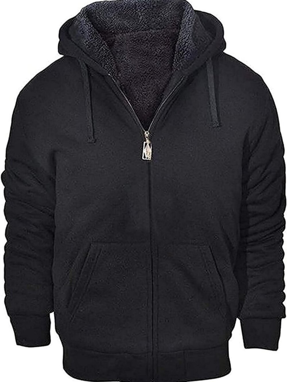 GEEK LIGHTING Hoodies for Men Heavyweight Fleece Sweatshirt - Full Zip Up Thick
